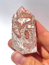 Load image into Gallery viewer, Damaged Pink Crazy Lace Agate Tower