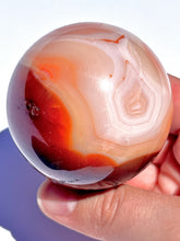 Load image into Gallery viewer, Pink Carnelian Sphere NEW!