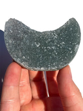 Load image into Gallery viewer, Druzy Rainbow Amethyst Moon NEW!