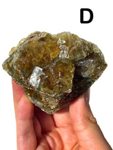 Load image into Gallery viewer, Gold Moscavito Cubic Fluorite Clusters, Choose Your Own