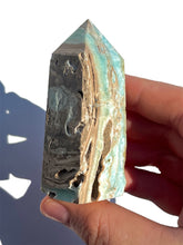 Load image into Gallery viewer, Blue Aragonite Tower NEW!