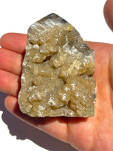 Load image into Gallery viewer, Damaged Golden Druzy Calcite Tower NEW!
