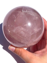 Load image into Gallery viewer, Large Rose Quartz Sphere NEW!