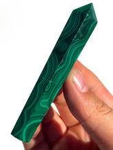 Load image into Gallery viewer, Imperfect Malachite Wand NEW!