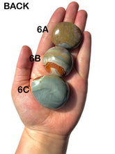 Load image into Gallery viewer, Polychrome Jasper Palmstones, Choose Your Own