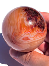 Load image into Gallery viewer, Pink Carnelian Sphere NEW!