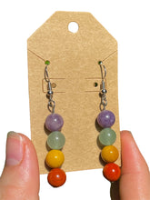 Load image into Gallery viewer, Beaded Crystal Rainbow Earrings