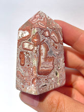 Load image into Gallery viewer, Damaged Pink Crazy Lace Agate Tower