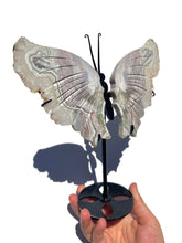 Load image into Gallery viewer, Imperfect Large Sea Jasper Standing Butterfly NEW!