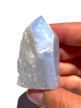 Load image into Gallery viewer, Druzy Blue Lace Agate Tower NEW!