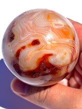 Load image into Gallery viewer, Pink Carnelian Sphere NEW!