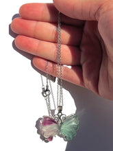 Load image into Gallery viewer, Fluorite Butterfly Necklace NEW!