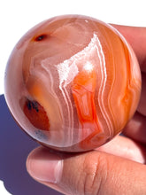 Load image into Gallery viewer, Pink Carnelian Sphere NEW!