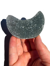 Load image into Gallery viewer, Druzy Rainbow Amethyst Moon NEW!