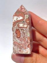 Load image into Gallery viewer, Damaged Pink Crazy Lace Agate Tower
