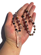 Load image into Gallery viewer, Tigers Eye + Catseye Handmade Necklace