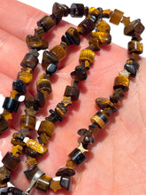 Load image into Gallery viewer, Tigers Eye + Chocolate Calcite Handmade Necklace NEW!