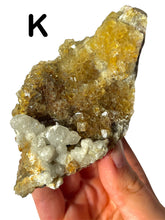 Load image into Gallery viewer, Gold Moscavito Cubic Fluorite Clusters, Choose Your Own