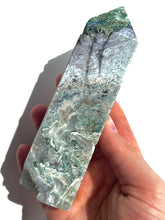 Load image into Gallery viewer, Moss Agate Tower