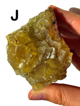 Load image into Gallery viewer, Gold Moscavito Cubic Fluorite Clusters, Choose Your Own