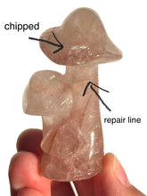 Load image into Gallery viewer, Imperfect Fire Quartz Mushroom NEW!