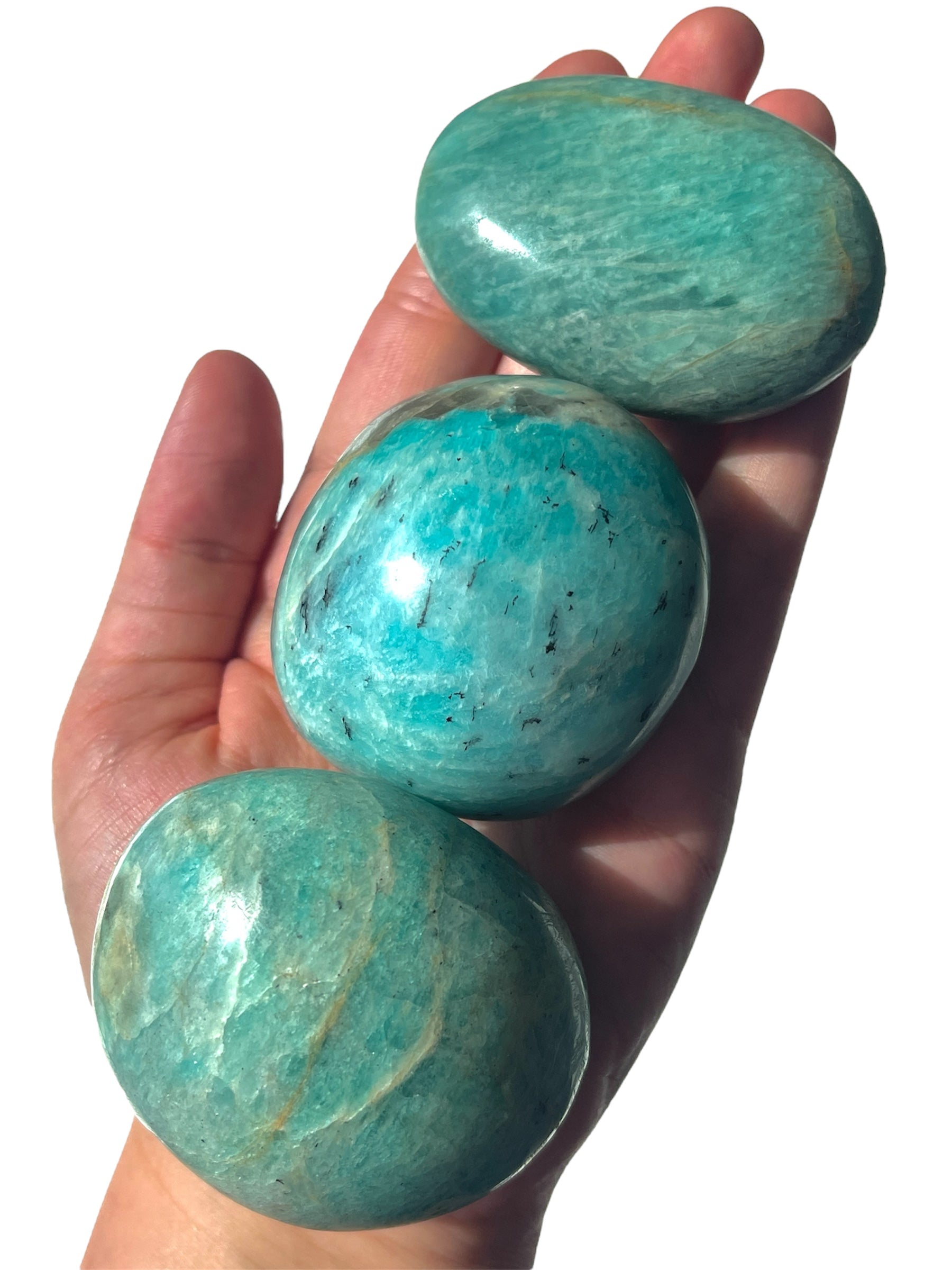 Amazonite Palmstones, Choose Your Own