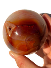 Load image into Gallery viewer, Druzy Carnelian Sphere NEW!
