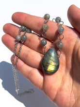 Load image into Gallery viewer, Handmade Labradorite Necklace NEW!
