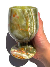 Load image into Gallery viewer, Green Onyx Wine Glass NEW!
