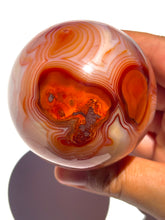 Load image into Gallery viewer, Pink Carnelian Sphere NEW!

