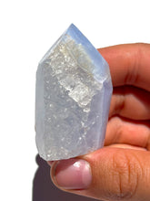 Load image into Gallery viewer, Druzy Blue Lace Agate Tower NEW!
