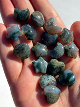 Load image into Gallery viewer, Mini Moss Agate Carvings NEW!
