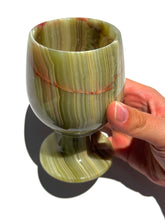 Load image into Gallery viewer, Green Onyx Wine Glass NEW!
