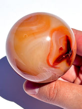 Load image into Gallery viewer, Pink Carnelian Sphere NEW!

