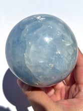 Load image into Gallery viewer, Large Blue Calcite Sphere NEW!
