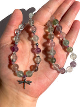 Load image into Gallery viewer, Handmade Fluorite + Dragonfly Necklace
