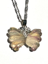 Load image into Gallery viewer, Fluorite Butterfly Necklace NEW!
