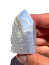 Load image into Gallery viewer, Druzy Blue Lace Agate Tower NEW!
