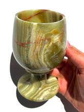 Load image into Gallery viewer, Green Onyx Wine Glass NEW!

