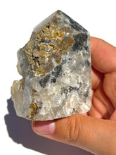 Load image into Gallery viewer, Damaged Golden Druzy Calcite Tower NEW!
