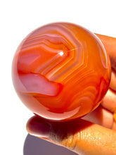 Load image into Gallery viewer, Pink Carnelian Sphere NEW!
