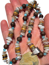 Load image into Gallery viewer, Beachy Handmade Crystal Necklace NEW!

