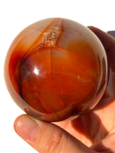 Load image into Gallery viewer, Druzy Carnelian Sphere NEW!
