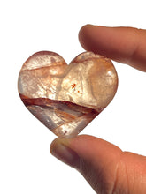Load image into Gallery viewer, Imperfect Fire Quartz Heart NEW!
