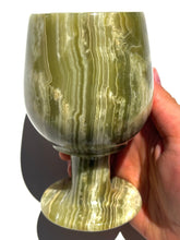 Load image into Gallery viewer, Green Onyx Wine Glass NEW!
