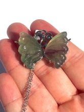 Load image into Gallery viewer, Fluorite Butterfly Necklace NEW!
