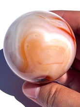 Load image into Gallery viewer, Pink Carnelian Sphere NEW!
