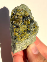 Load image into Gallery viewer, Raw Epidote + Garnet Cluster NEW!
