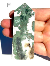Load image into Gallery viewer, Moss Agate Towers, Choose Your Own NEW!
