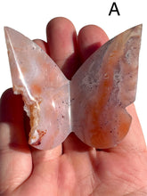 Load image into Gallery viewer, Pink Carnelian 3D Butterflies, Choose Your Own NEW!
